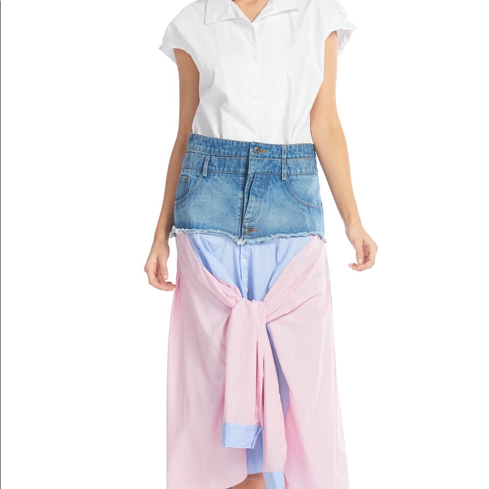 Jean Shirt Skirt